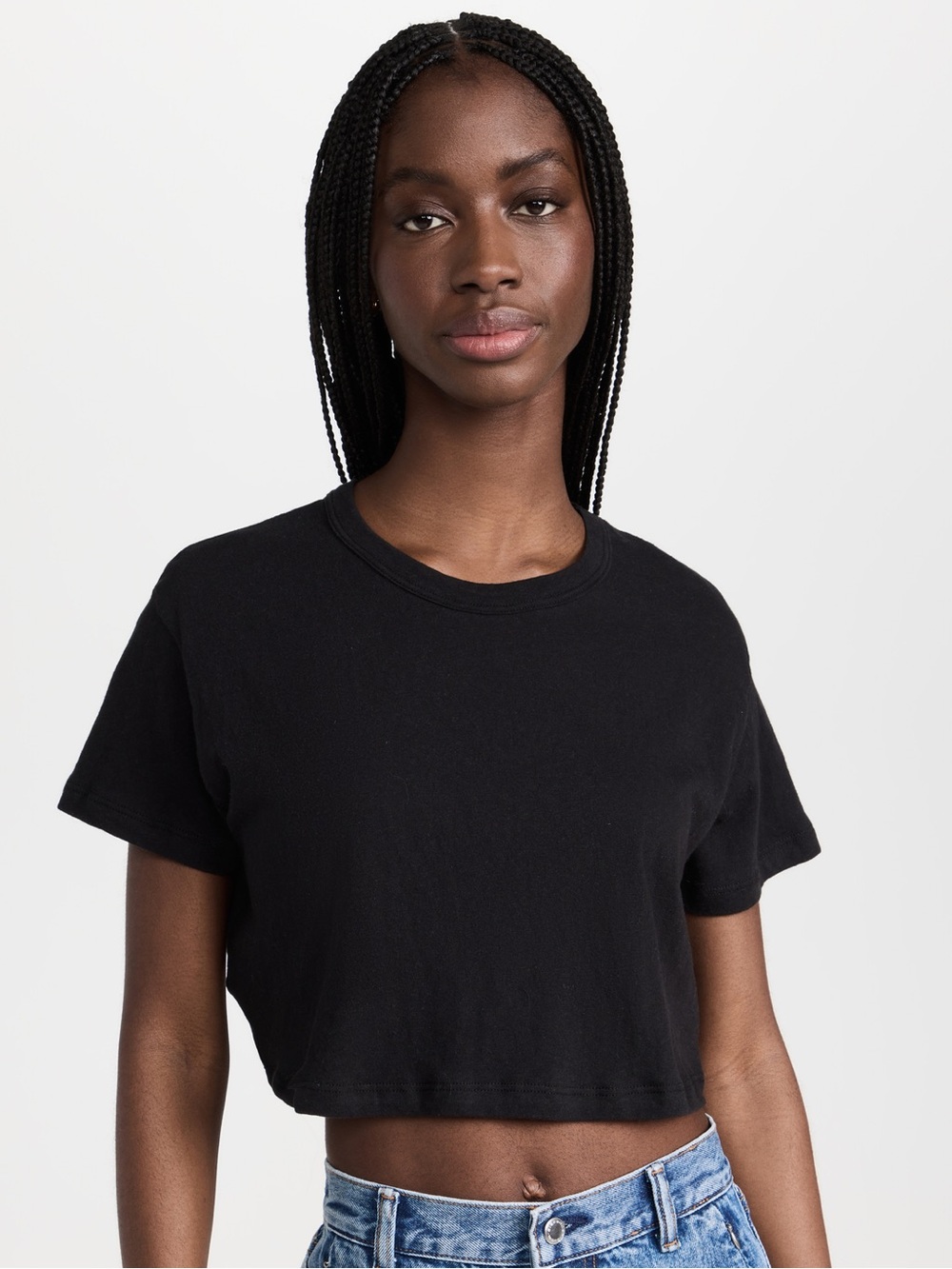 NWT Leset Cropped Boxy Tee